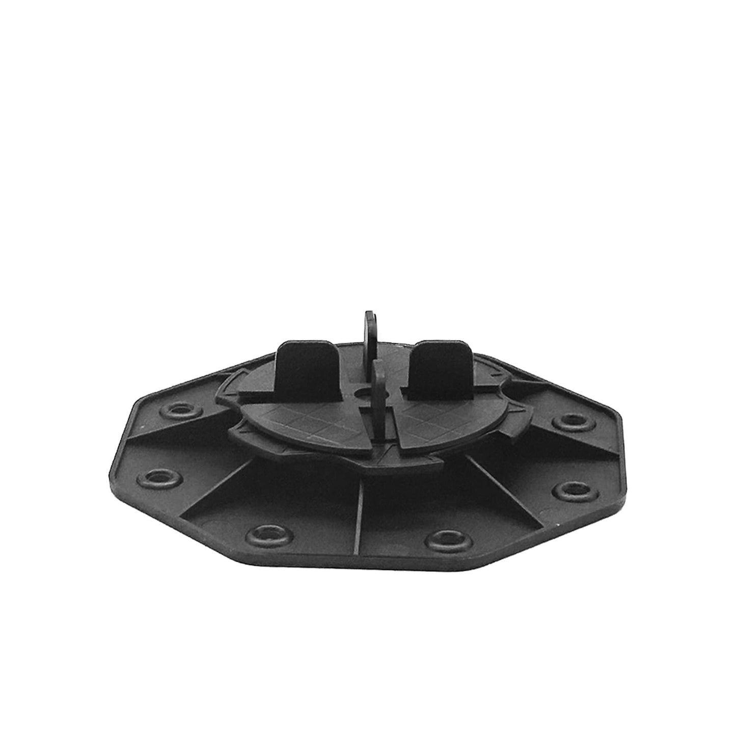 Nicoman Adjustable Tile & Paver Support Pedestal – Height Adjustable, Black Heavy-Duty Plastic, Paving Leveling & Drainage System