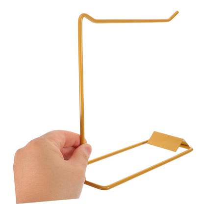 LIFKOME Nail Art Display Stand 3Pcs Metal Nail Color Chart Holder Goldtone Polish Sample Rack for Gel Polish Manicure Salon Use
