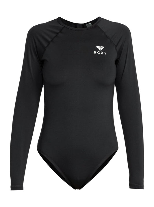 Roxy Young Womens Essentials Onesie Back Zip Rashguard, Black, L EU