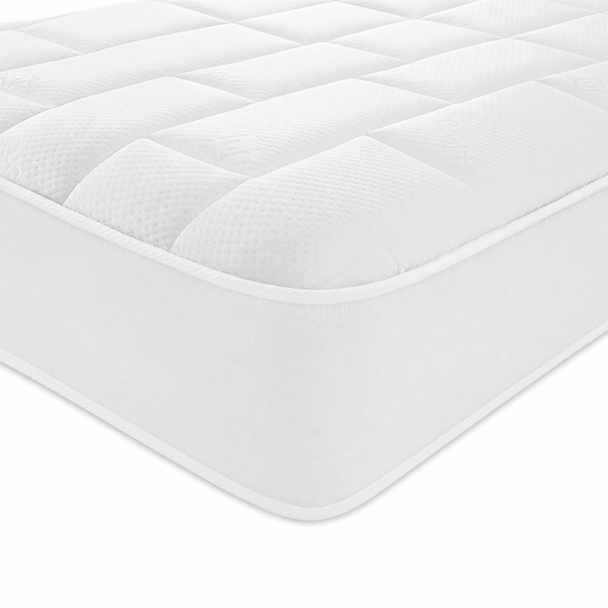 Starlight Beds White Tile Shorty Mattress - 75x175x18cm