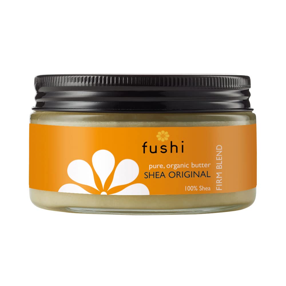 Fushi Organic Shea Butter 200g | Creamy, Handmade & 100% pure | Vitamins A, E & F | Unrefined, Fresh-Pressed For Skin Soothing, Natural Healing &