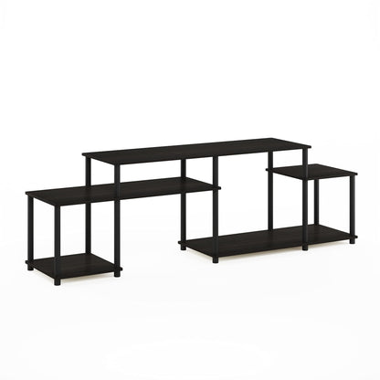 Furinno TURN-N-TUBE TV Stand, Handle Entertainment Center, TV Console for TV up to 55 Inch, for Living Room, Bedroom, Espresso