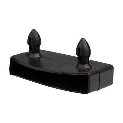 hifrom Slatted Frame Brackets Set, 20 Pieces, High Density Polyethylene, Black, for Beds up to 53 mm Wide, Single Double Beds Accessories