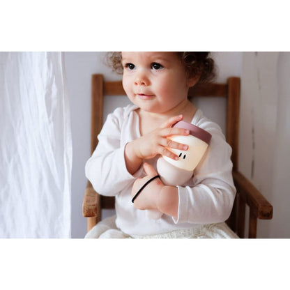 BABA - Night light for Baby and Kid - Rechargeable - Cordless & portable - Soft light - Ergonomic: hooks onto handles and crib bars - 90hrs battery