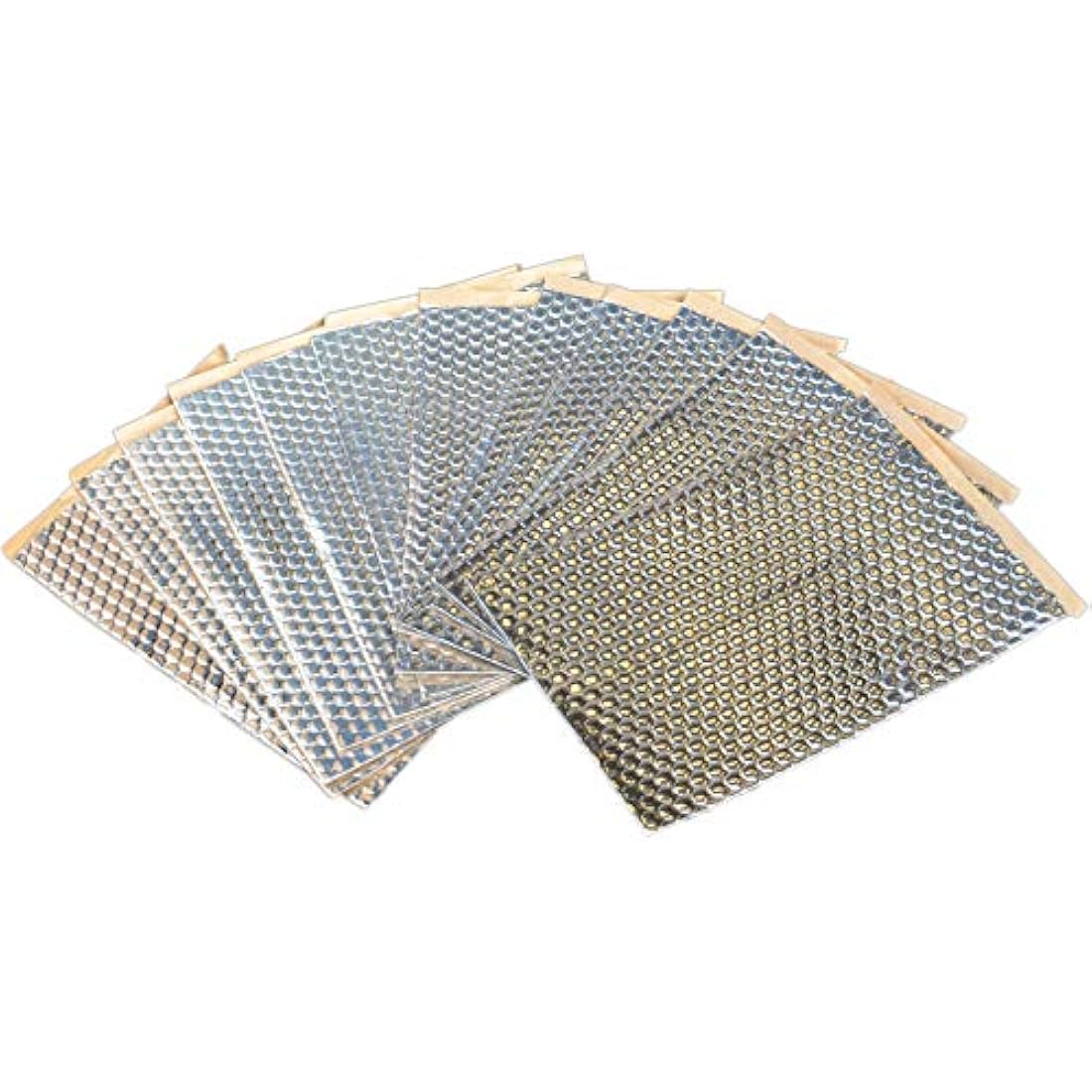 Dodo Mat DEADN Hex Sound deadening mat, 12 Sheets, 12 sq.ft (1.1sq.m), car & Van Sound proofing, Vibration Damping