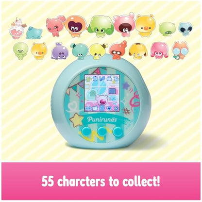 Punirunes, Interactive Digital Toy with 55 Squishy Characters Inside, Reacts to Touch, Full-Colour Display, Kids’ Toys for Girls & Boys Aged 5 and up