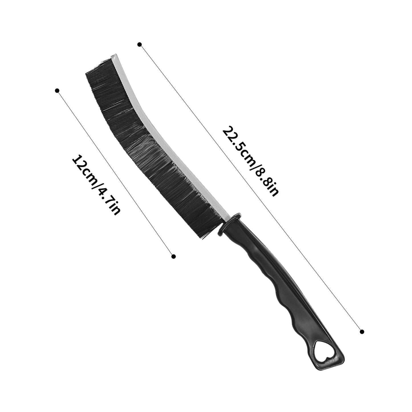 Slit Cleaning Brush 3 Pcs Gap Cleaning Brush Bathroom Tile Crevice Cleaning Brush for Kitchen, Stove, Washing Machine, Refrigerator, Window,Etc.