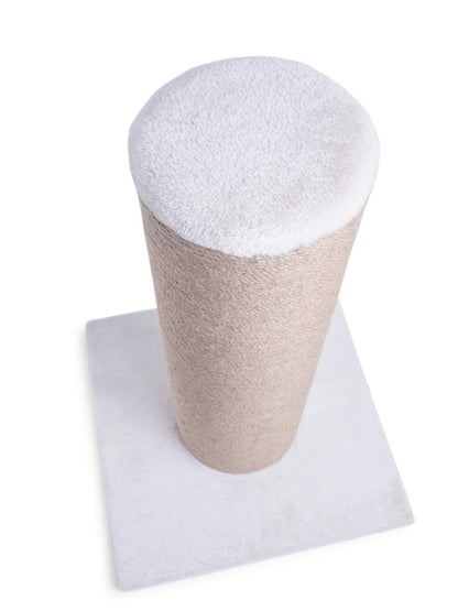 Petface Big Boy Cat Scratcher, Cream