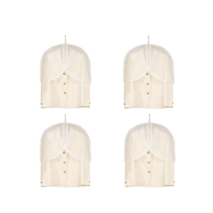 Hedayu Suit Cover Hanging Clothes, Plastic Clothes Covers Protector, 4Pcs
