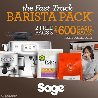 Sage - The Dose Control Pro - Precision Coffee Grinder, 60 Grind Settings - 340g Coffee Bean Capacity, with Timer - Overheat Protection - Silver