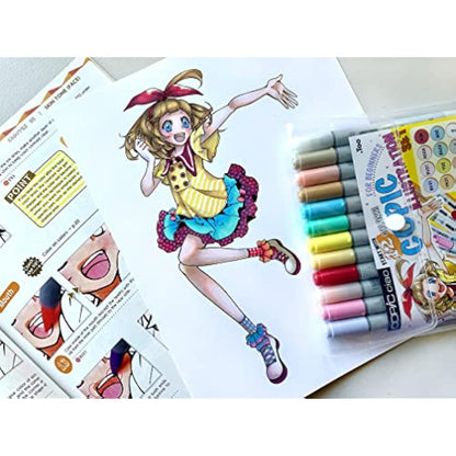 Copic Ciao 12 Sets Including Book, Colourful, N