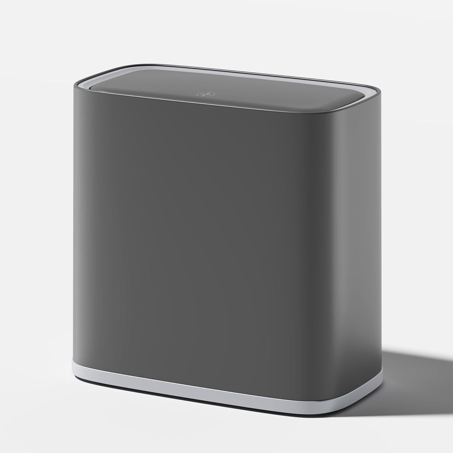 TODAYGO 8L Air-Press Trash Can with Wheels, Slim Narrow Bathroom & Toilet Side Bin with One-Touch Lid, Pet-Resistant Odor-Proof, for Small Space