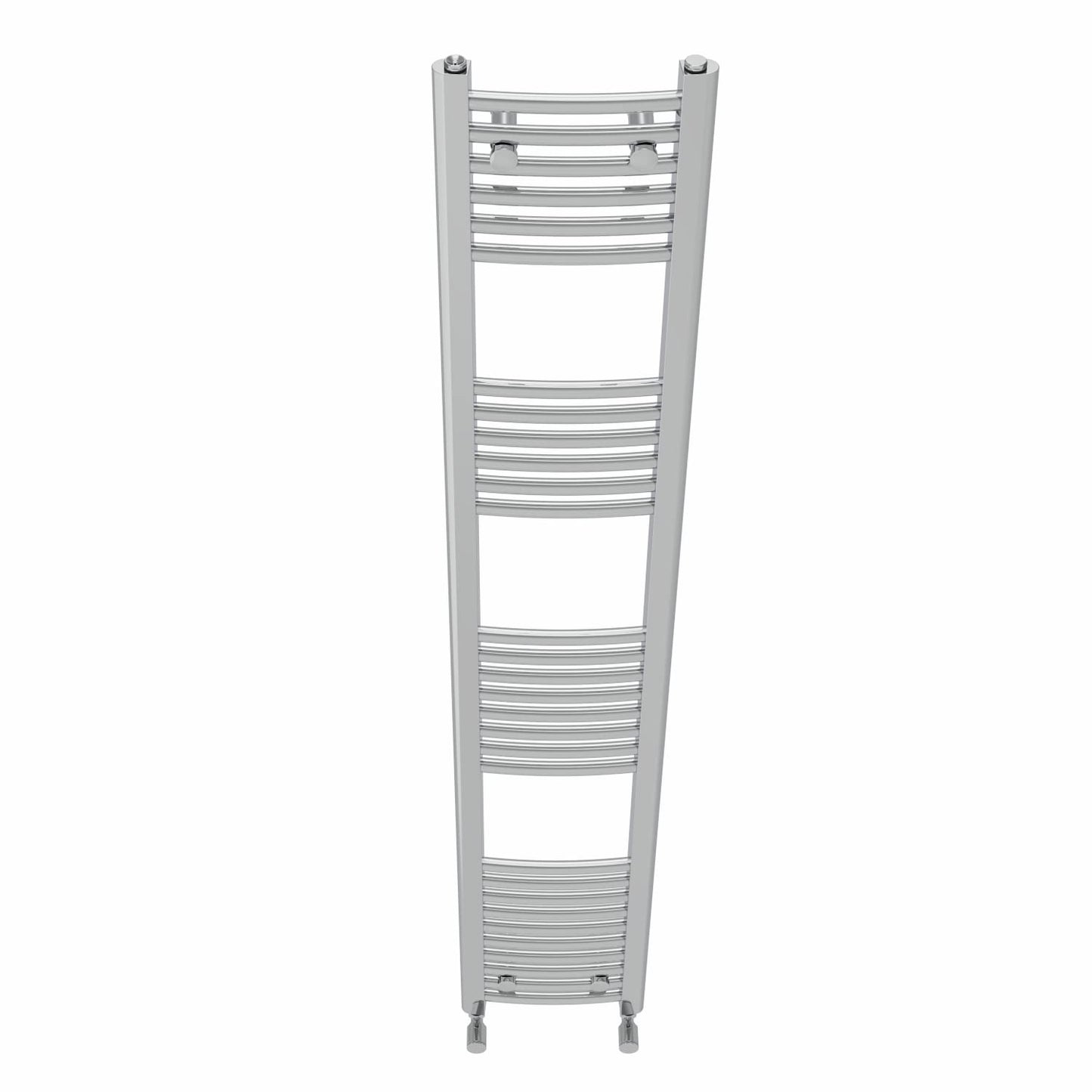NRG Chrome Curved Central Heating Towel Rail Heated Rad Radiator 1800×300mm