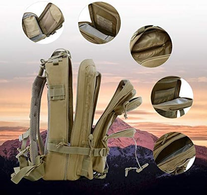 ROARING FIRE Military Tactical Assault Backpack, EDC Outdoor Backpack, Trekking Backpack, 30L Army Rucksack Molle Pack, Go Bag, Get Home Bag for EDC, Camping, Hiking