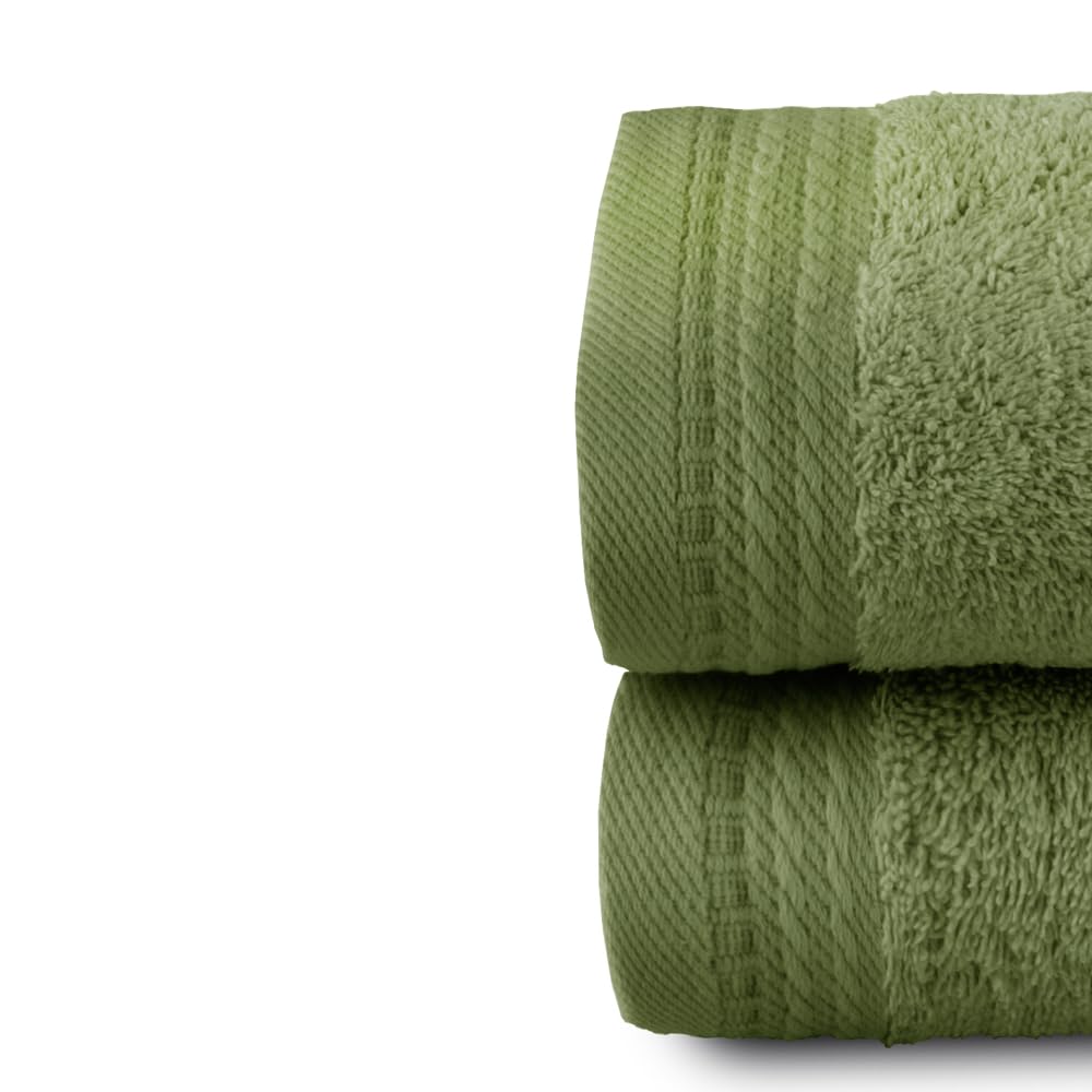 Top Towel - Premium - Large Bath Towels - Bath Towels - 2 Face Towels or Bidet -30x50cm - 100% Cotton - 600g - Sheet