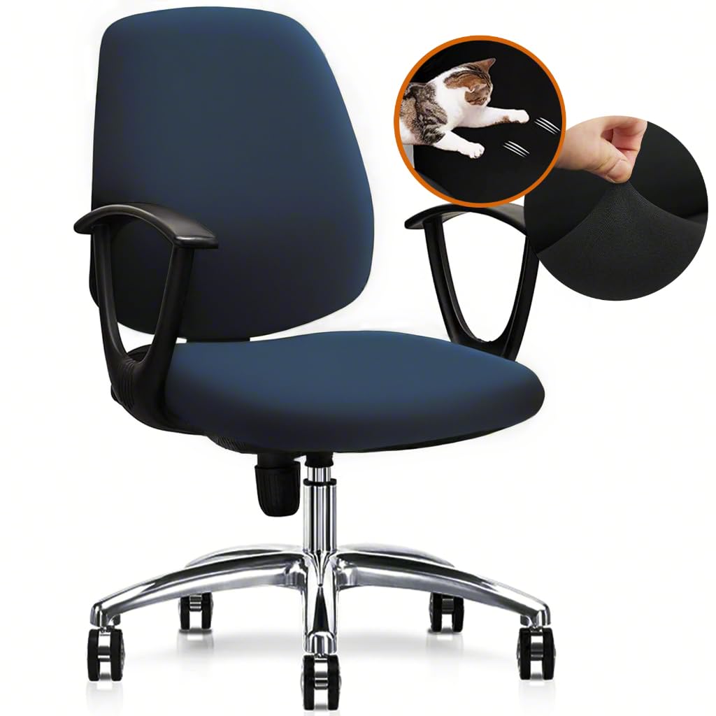 DHXYZZB Computer Office Chair Cover - Protective Stretchable Chair Covers Stretch Chair Slipcover