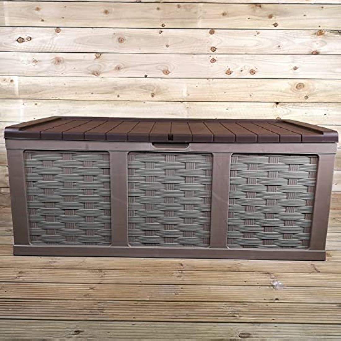 Starplast Rattan Style Garden Storage Box 634L
