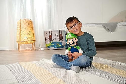 Super Mario Simba- Plush Luigi 109231011 - height 30 cm