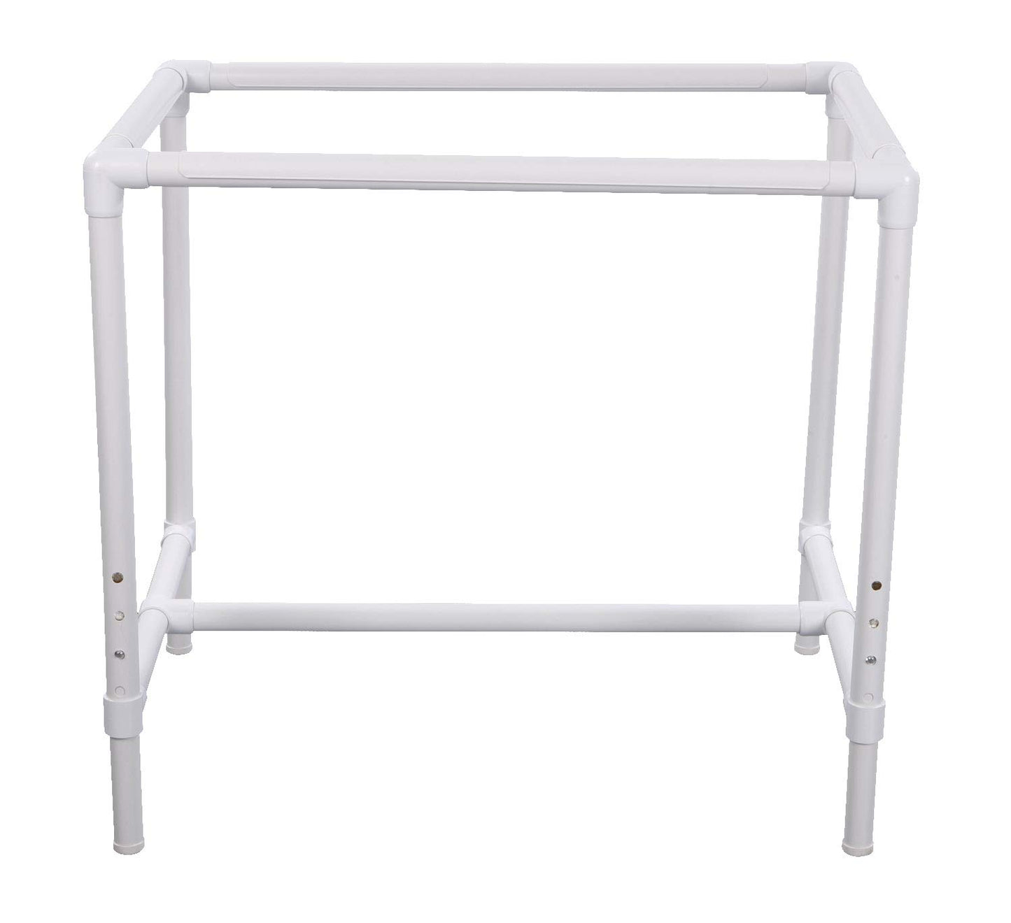 Dritz Floor Frame, PVC/Plastic, White, Adjustable