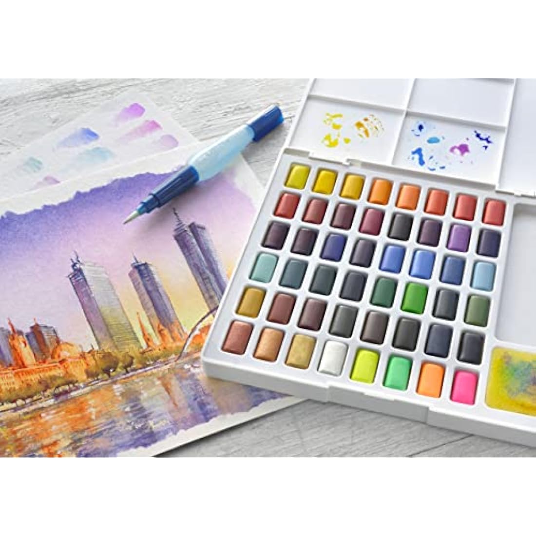 Faber-Castell Creative Marker Pen, Colour 143 Ocean Blue, Colouring, Drawing, Writing, Art Home, Office Artist Supplies