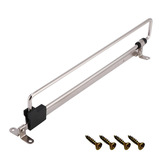 Telescopic Clothes Rod for Closet, Adjustable Pull Out Closet Rod - Retractable Valet Hanger Rail With Sliding Telescopic Extension for