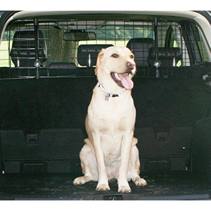 XtremeAuto® Universal Heavy Duty Waterproof Rubber Car Boot Liner Mat & Mesh Grill Dog Barrier Guard