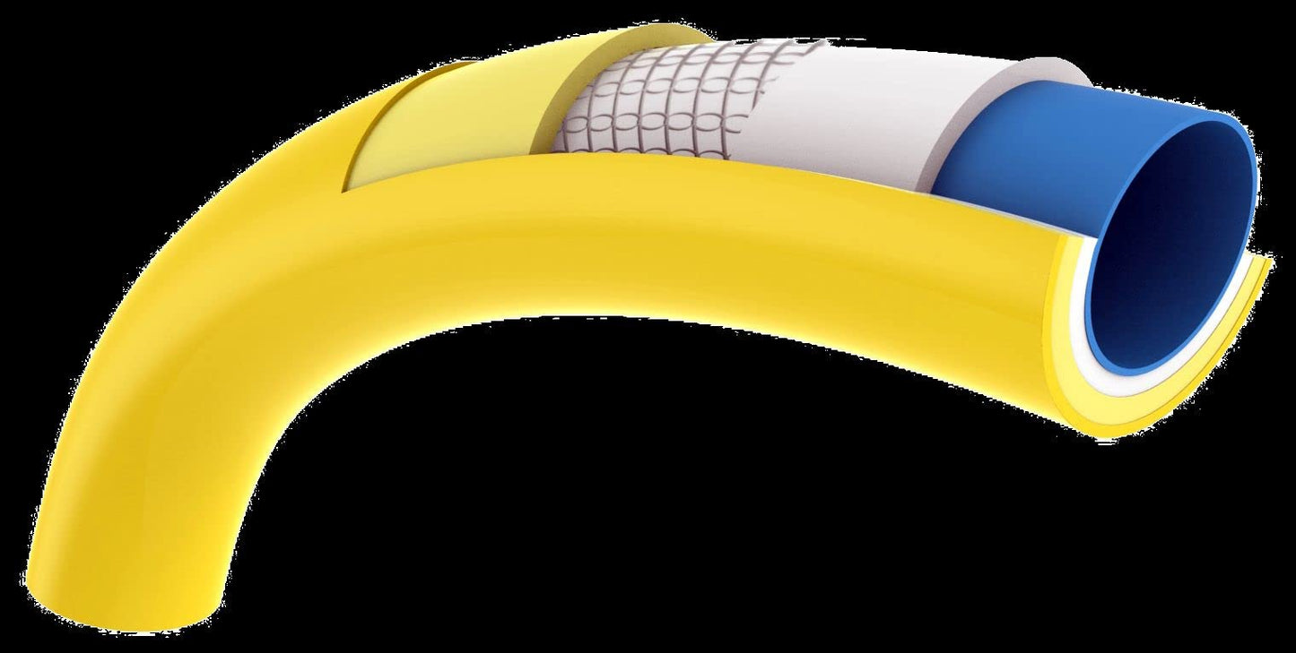 Hozelock 116761 12.5 mm 25 m "Super Tricoflex Ultimate" Water Hose - Yellow