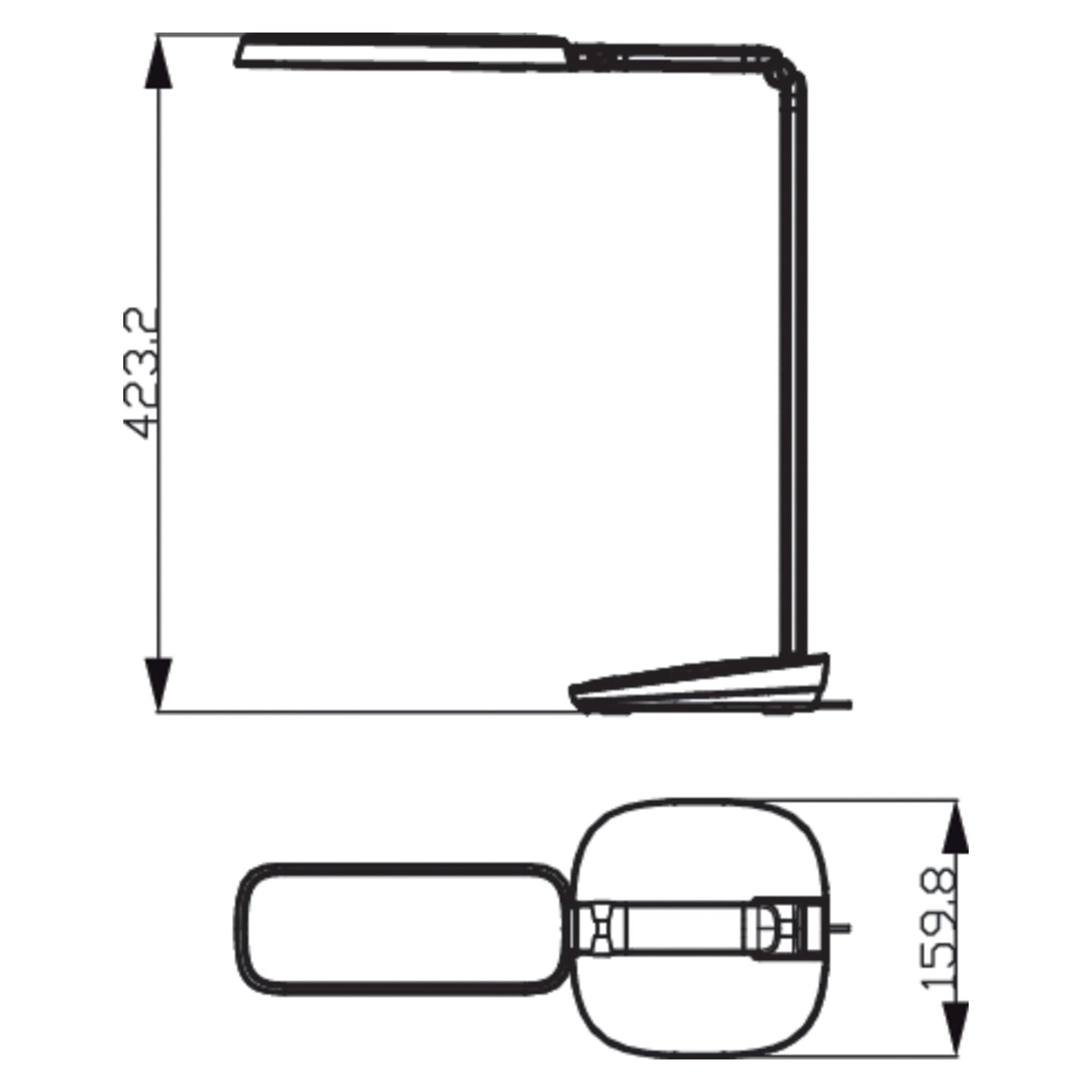Philips LED RobotPlus Desk Lamp 14W Light [Cool White - White] for Home Indoor Lighting, Reading, Study, Office and Work.