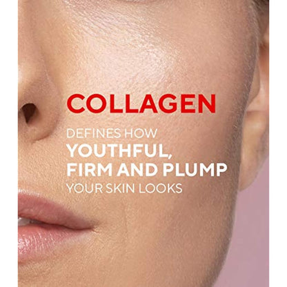 Derma Collagen Hydra-Silk Firming Cream – Hydrating & Anti-Aging Face Cream with Peptides, Microalgae & Hyaluronic Acid for Firmness & Elasticity, 50ml