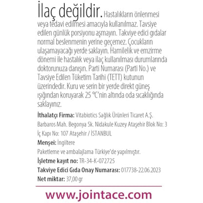 Vitabiotics Jointace Collagen - 30 Tablets