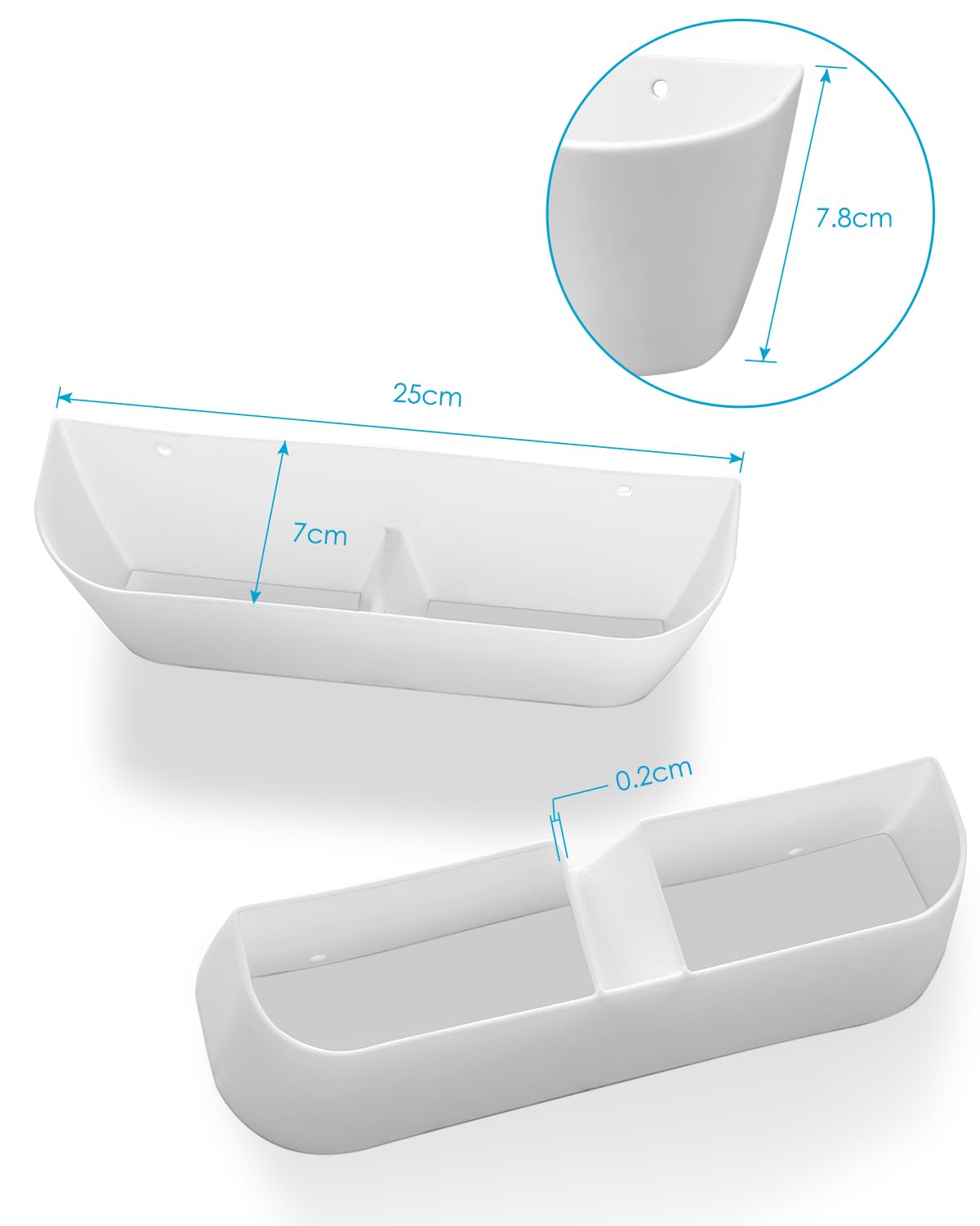 Domemit Wall Mounted Shoes Rack, Motorhome Shoe Holder, Wall Shoe Rack Shoe Hooks Self Adhesive or Drilling 2 Ways Installation