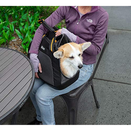 Kurgo Explorer Carrier, Carrier Bag for Small Dogs and Cats, Waterproof Bottom, Lightweight, Large-Black