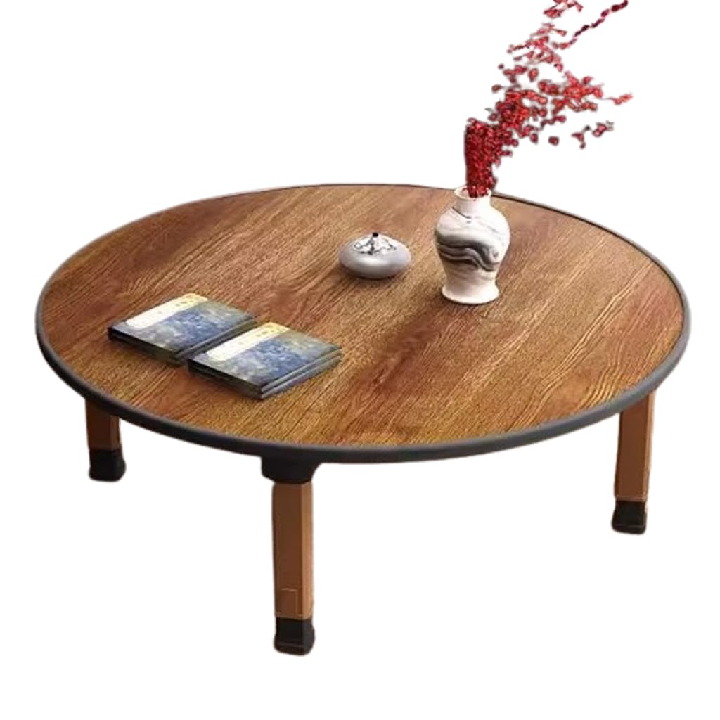 WIKLMOTH Multifunctional Folding Japanese-Style Tea Coffee Table, Low Table, Dining Table, Study Table, Small Desk