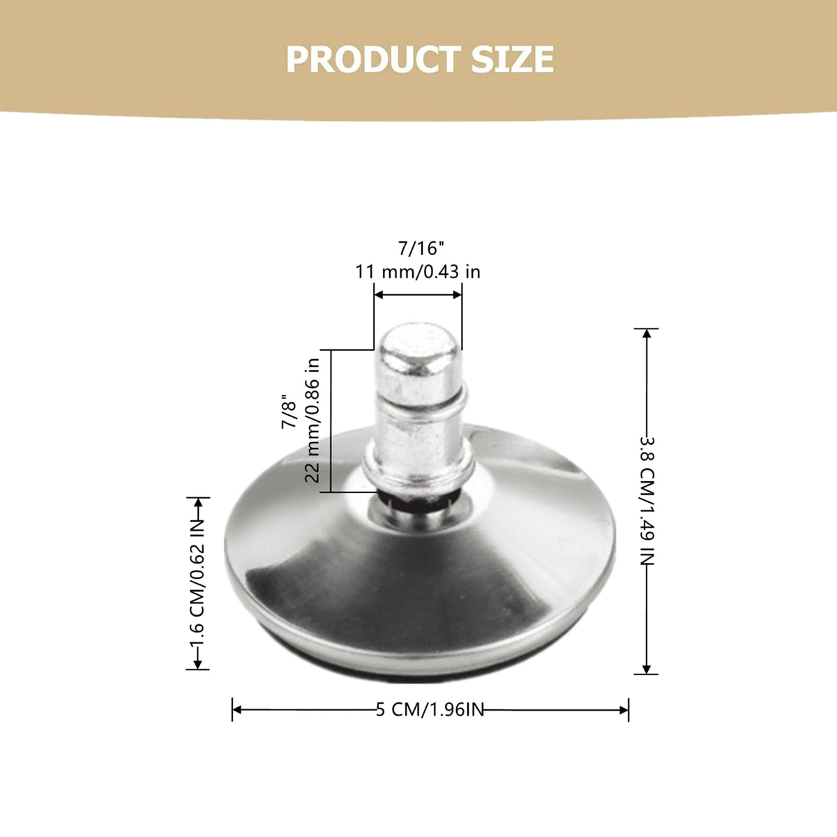 5 PCS Office Chair Wheels Sturdy Casters Anti-Slip Bell Glides