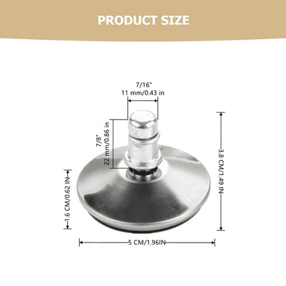 5 PCS Office Chair Wheels Sturdy Casters Anti-Slip Bell Glides