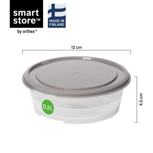 SmartStore Leakproof Food Storage Container 0,3L - Set of 8 | Dishwasher, Fridge, Microwave Safe | Lunch Box Meal Prep | Food Approved, BPA Free