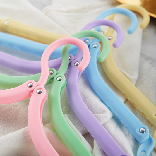 12 Pcs Travel Folding Hanger Household Multifunctional Portable Hanger for Holiday Camping, Indoor and Outdoor Use