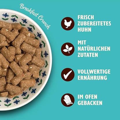 Lily's Kitchen Proper Food for Dogs Breakfast Crunch Chicken with Turkey, Fruit & Yoghurt, 800g