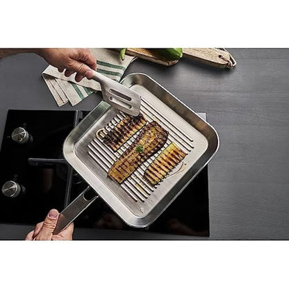 ZWILLING 40996-024-0 Plus, Square Grill Pan, Cast Iron, 24 x 24 cm, Clad