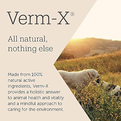 Verm-X 100% Natural Liquid for Poultry. Supports Intestinal Hygiene. Vet Approved. UFAS Assured. Contains Prebiotic for Gut Biome. Restores and Maintains Gut Vitality. Wormwood Free - 500ml