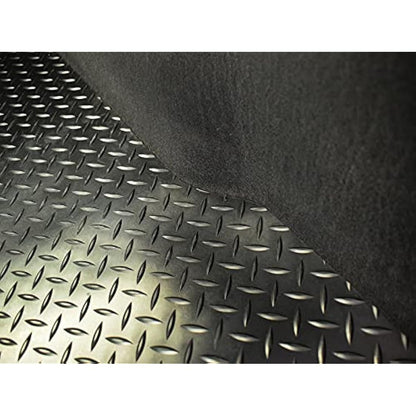 Rubber Boot Liner Compatible With Peugeot 208 (2012-2019) Tailored Fit Heavy-Duty Premium 3Mm Rubber Protector Boot Mat Anti-Slip Durable Waterproof Custom Fit Dog Friendly