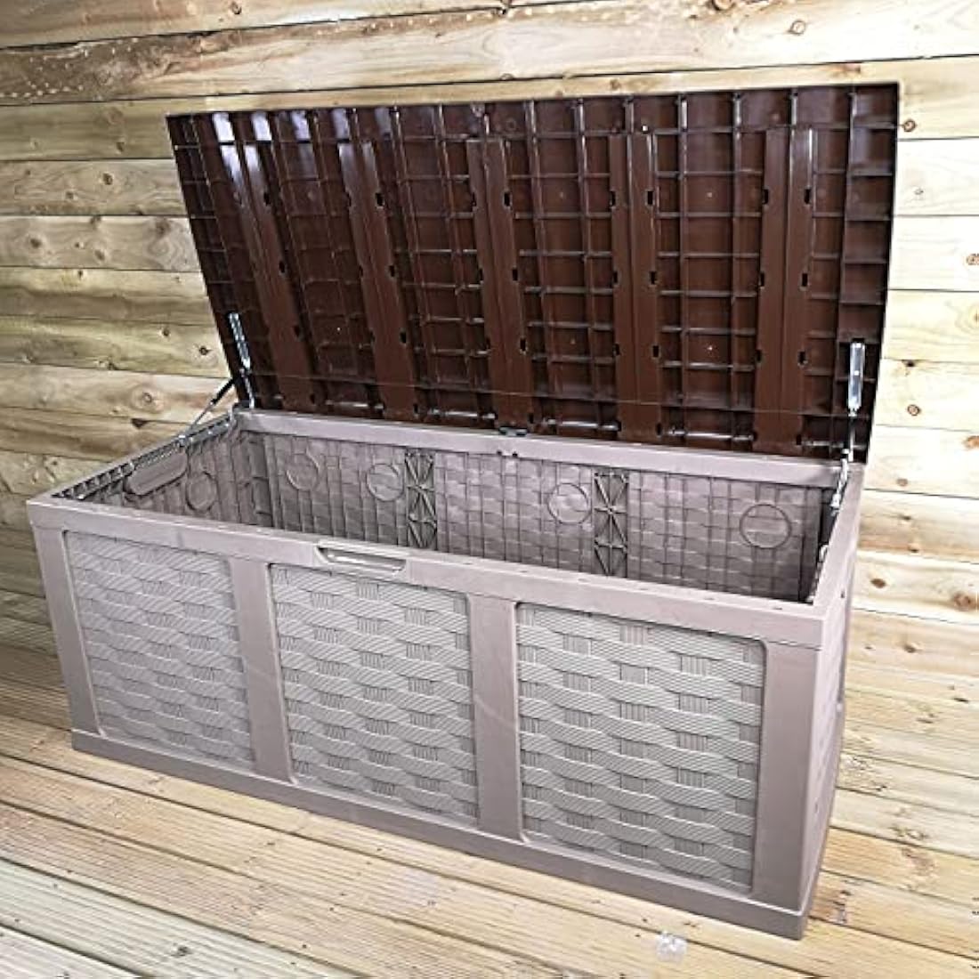 Starplast Rattan Style Garden Storage Box 634L