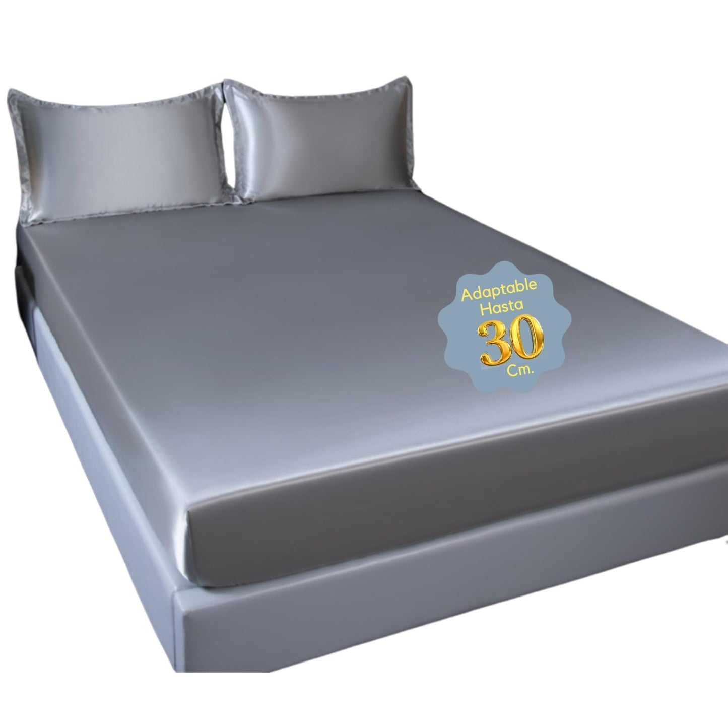 QWell® Mattress Protector | Breathable Cover with Zip | Up to 30 cm Height | Protects Against Mites, Dust, Sweat | Anti-Allergic | Not Waterproof