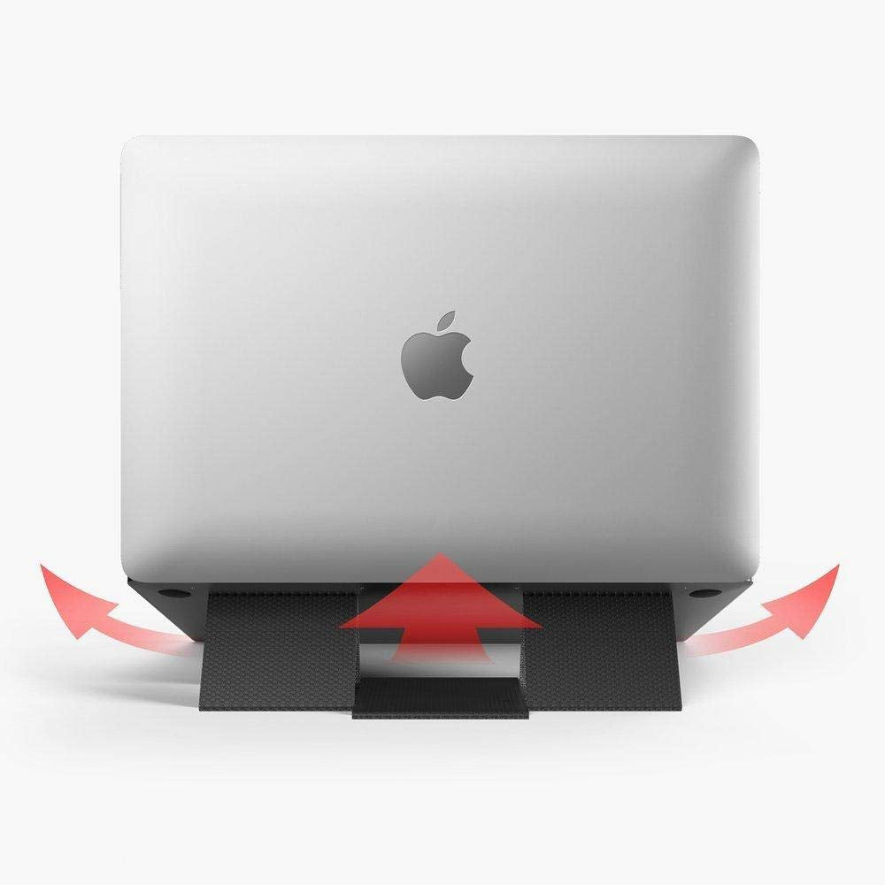 Ringke Folding Stand 2, Laptop Stand, Foldable Portable Adjustable Height Ergonomia Universal Notebook PC Holder, Riser for Dell, HP, Lenovo