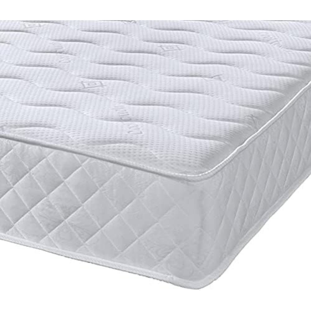 eXtreme comfort ltd The Diamond Wave Comfortable Conventional 9" Deep Spring Mattress From (2ft6 by 5ft9 Shorty Small Single)
