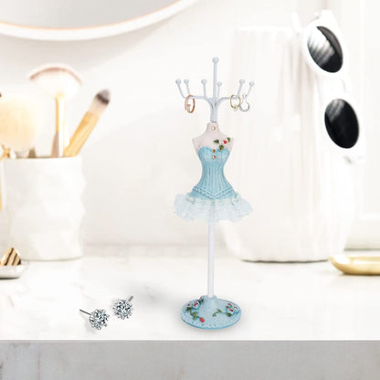Jenngaoo Hanging Jewelry Organizer, Dress Display Stand Jewelry Tree, Earrings Rack Necklace Holder Decoration Supplies for Home Shop Salon1