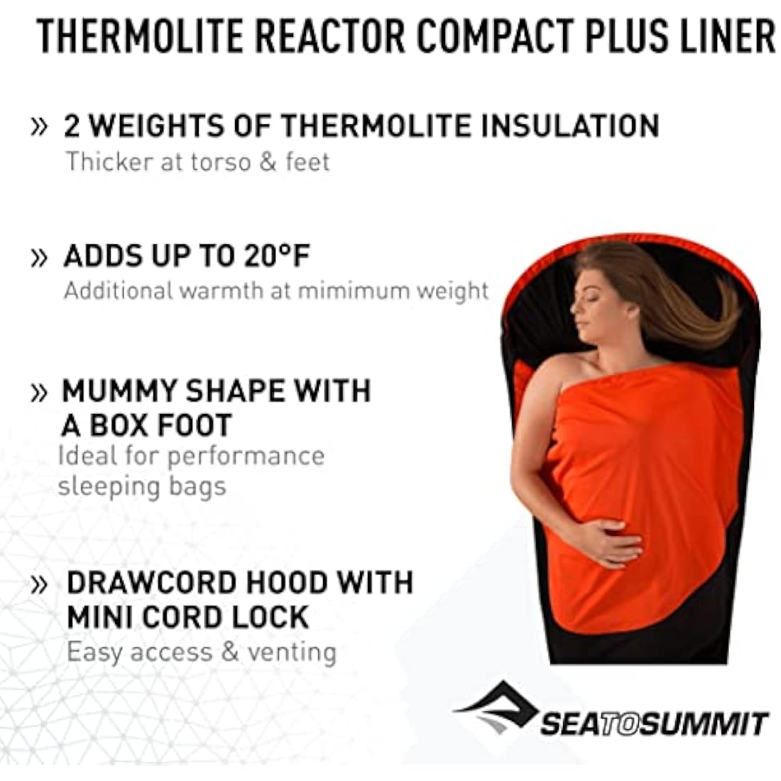 Sea to Summit Hüttenschlafsack Reactor Compact Plus