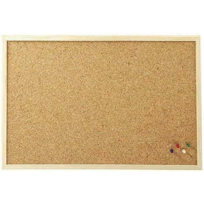 REQUISITE NEEDS 30 x 40 Wooden Frame Cork Notice Message Board