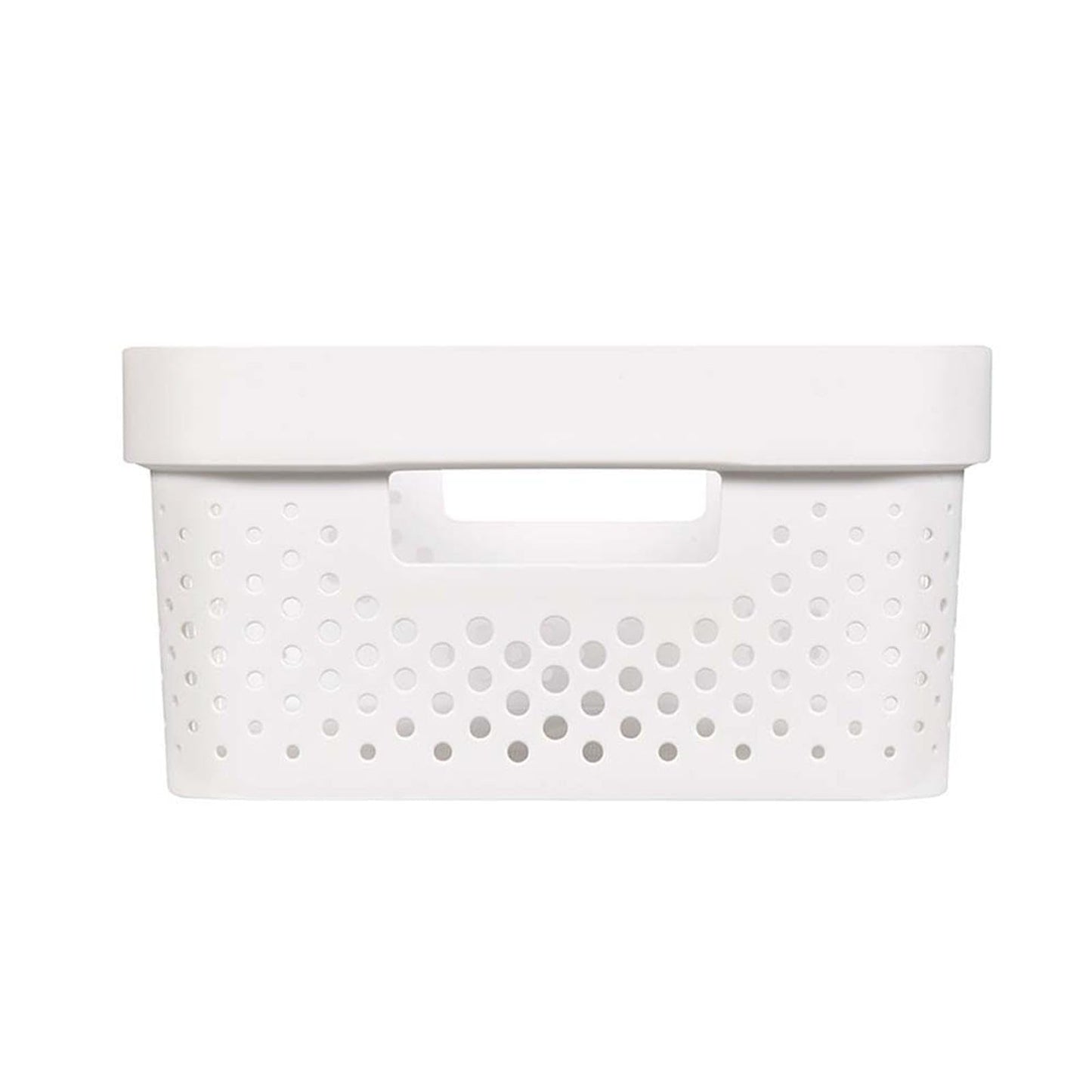 CURVER Infinity Tray 4.5 L Dots Recycled Plastic Pink Crates, PP, Pink, S
