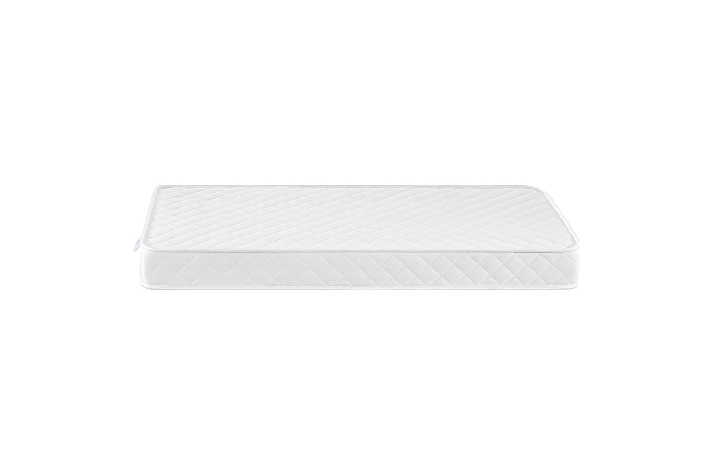 Kidsaw, Medium Firmness, Sprung Toddler Cotbed Mattress, White, 140 x 70